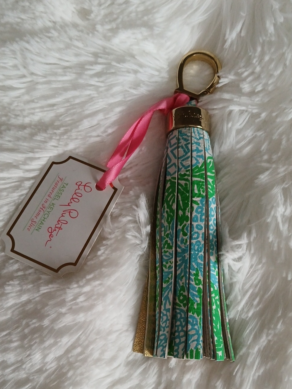 Lilly Pulitzer Tassel Keychain